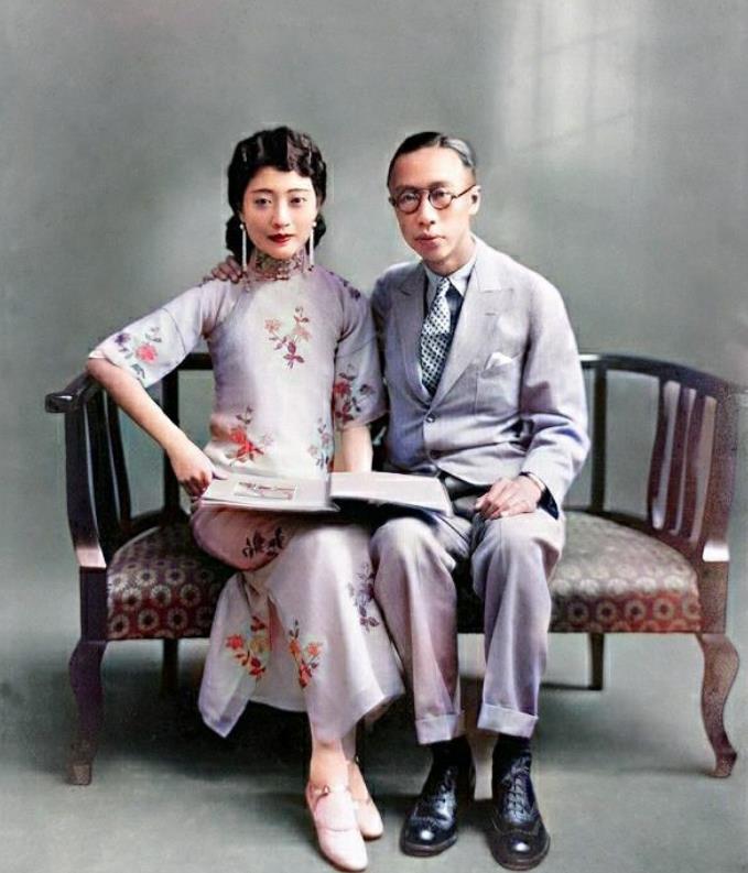 【中国末代皇帝和末代皇后】
婉容是中国末代皇后，他父亲是兵部官员荣源，母亲是定王