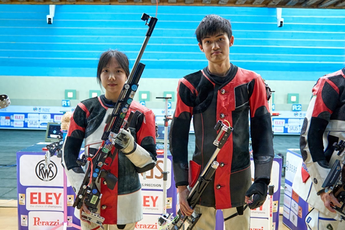 2026年射击世界杯西班牙站决出了10米气步枪混合团体和10米气手枪混合团体两个
