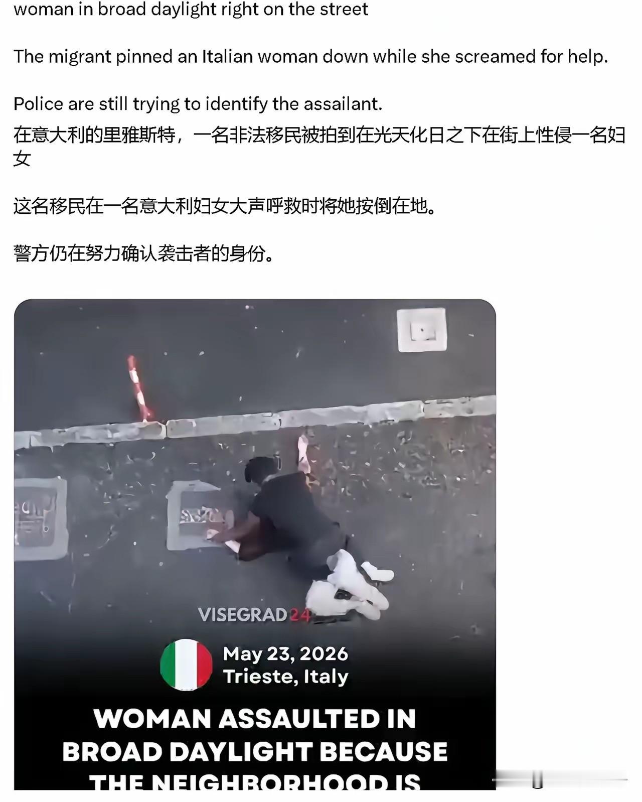 这真是自作孽不可活呀！欧洲这一批政客们做的孽，让普通的民众承担了恶果
开放国门，