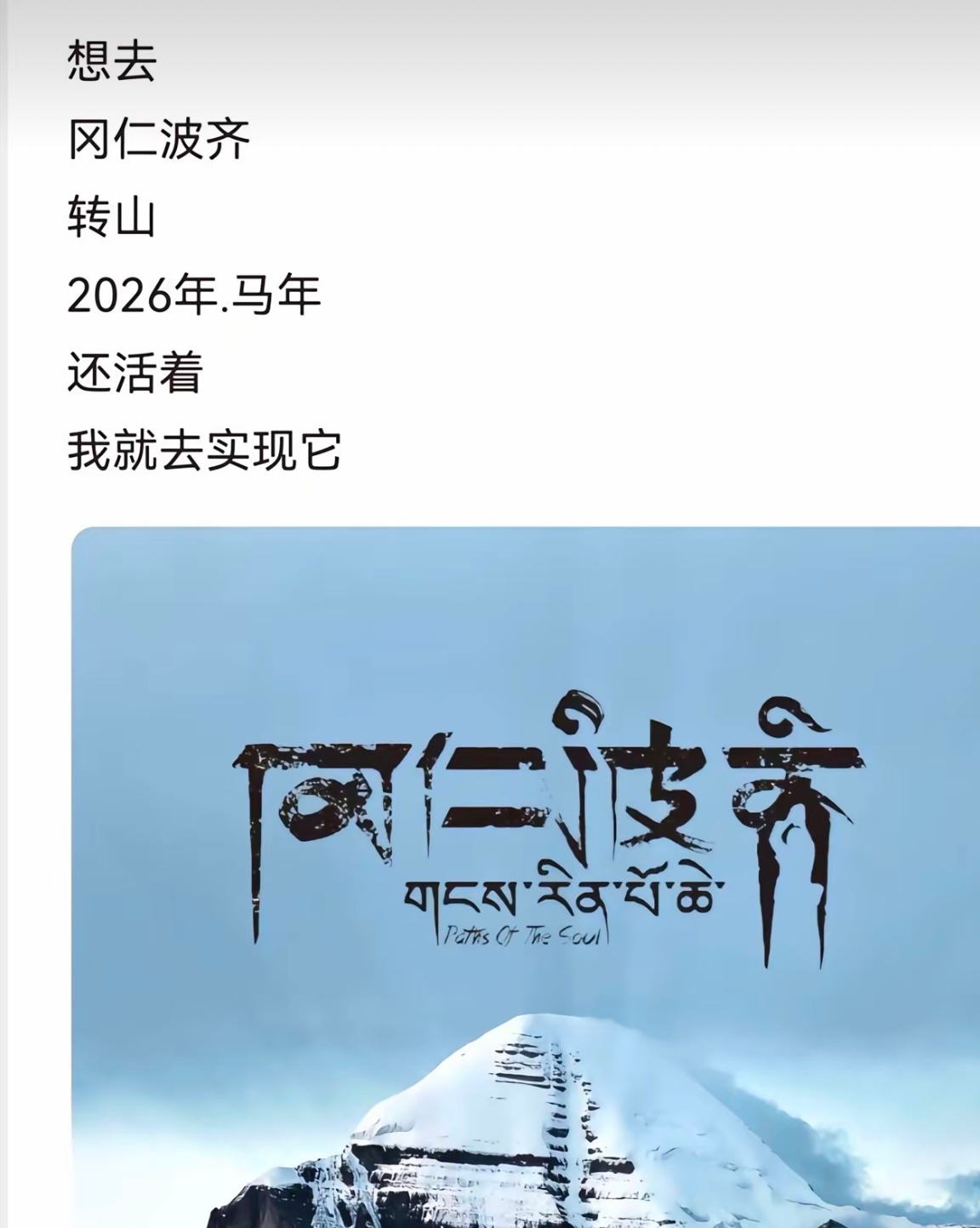 说的怪吓人的，提前点，明年5月我带你去[偷笑] 