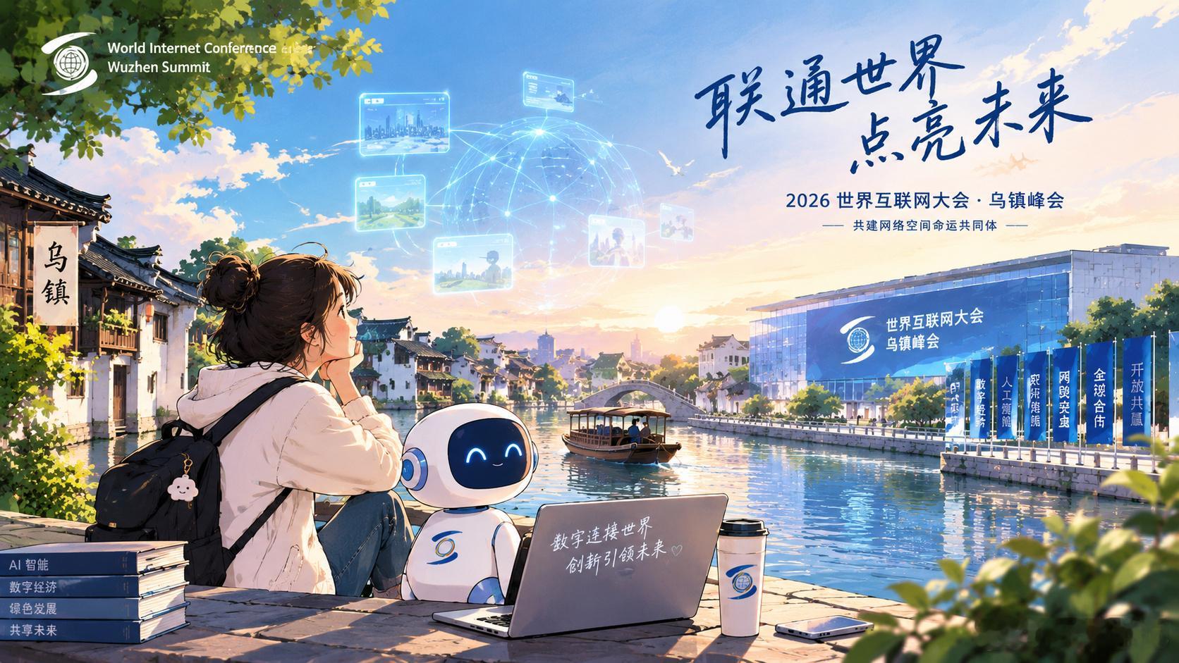 2026年世界互联网大会乌镇峰会 从一座江南水乡，到连接世界的数字之城。乌镇的桥