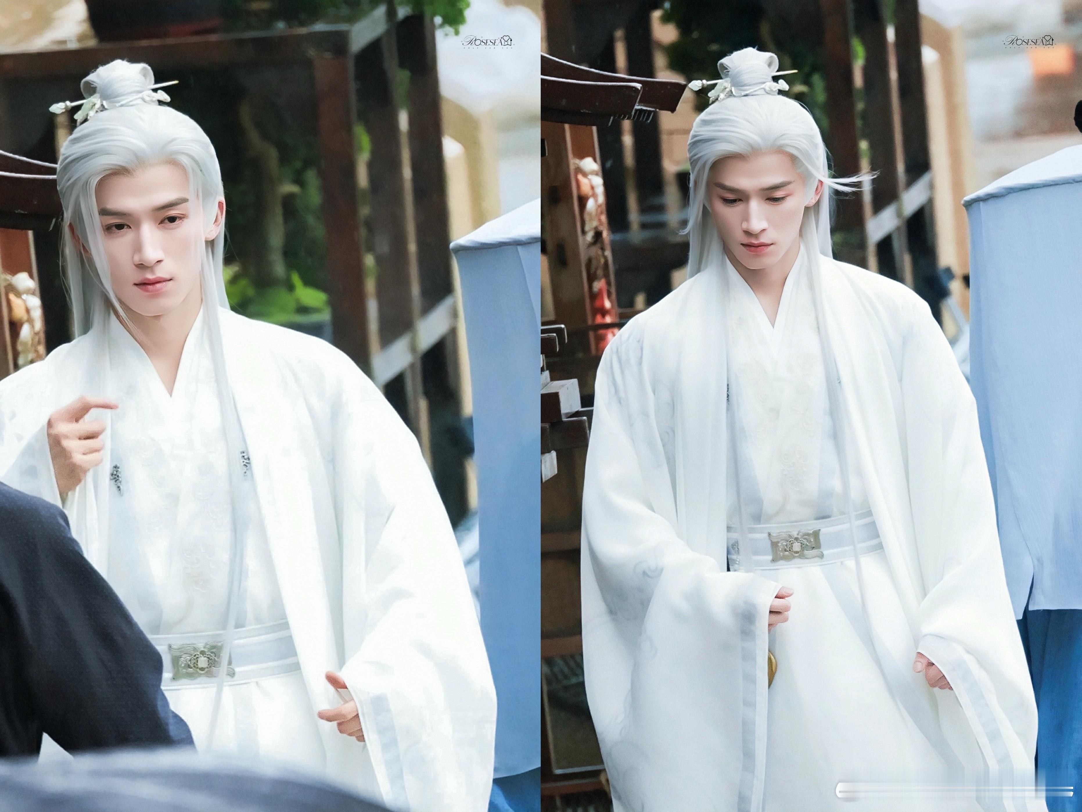 让王星越白发蒙眼的是天才 萧怀瑾从书里走出来了！王星越白发蒙眼的造型，完美诠释清