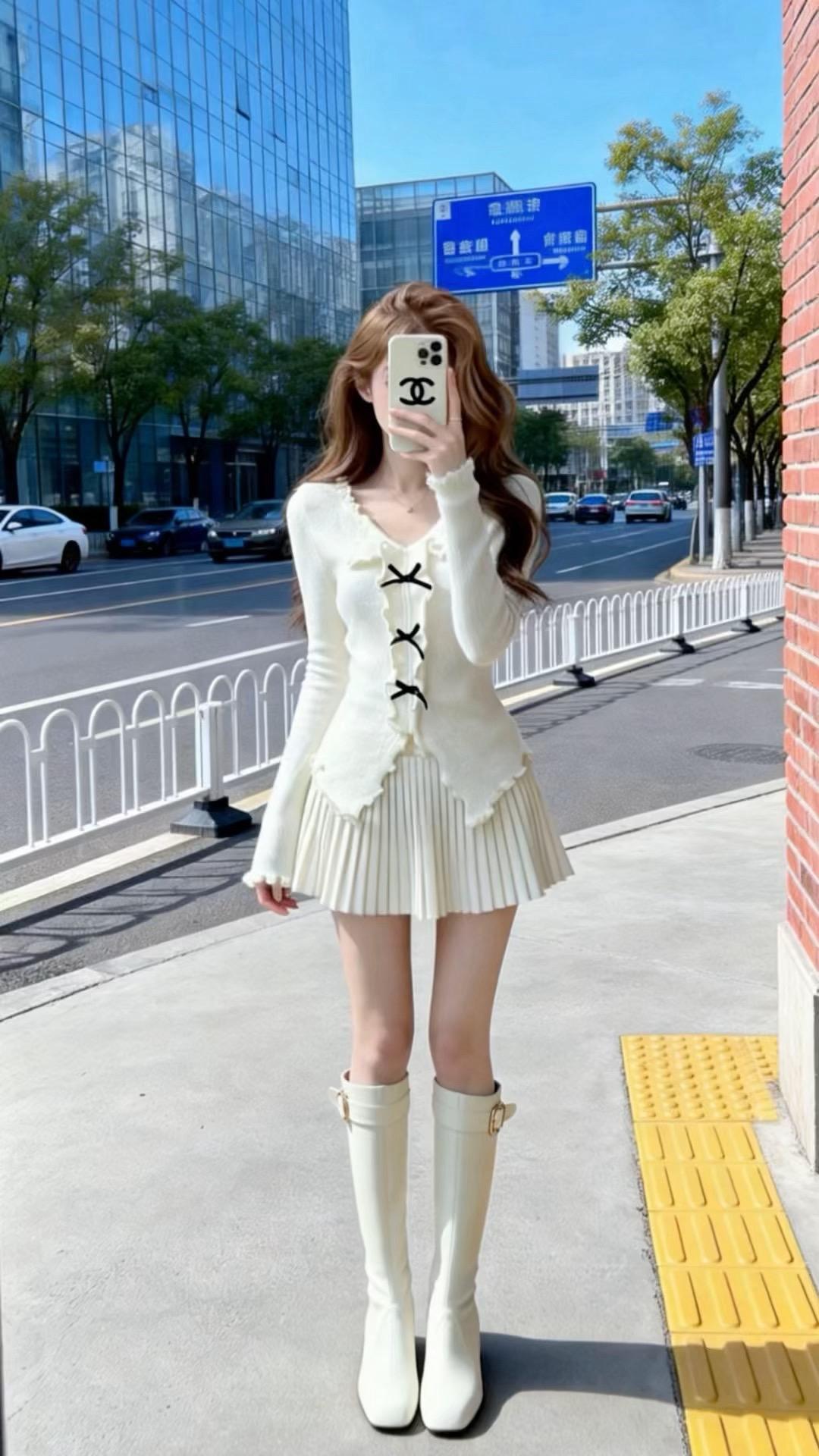 纯欲风  申请入局早春氛围感穿搭 温柔风穿搭 辣妹穿搭 小个子穿搭