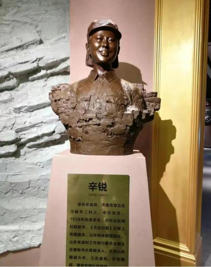 1941年，女团长辛锐在战斗中不幸被日军击中腹部，日本鬼子高叫着：“女八路的花姑