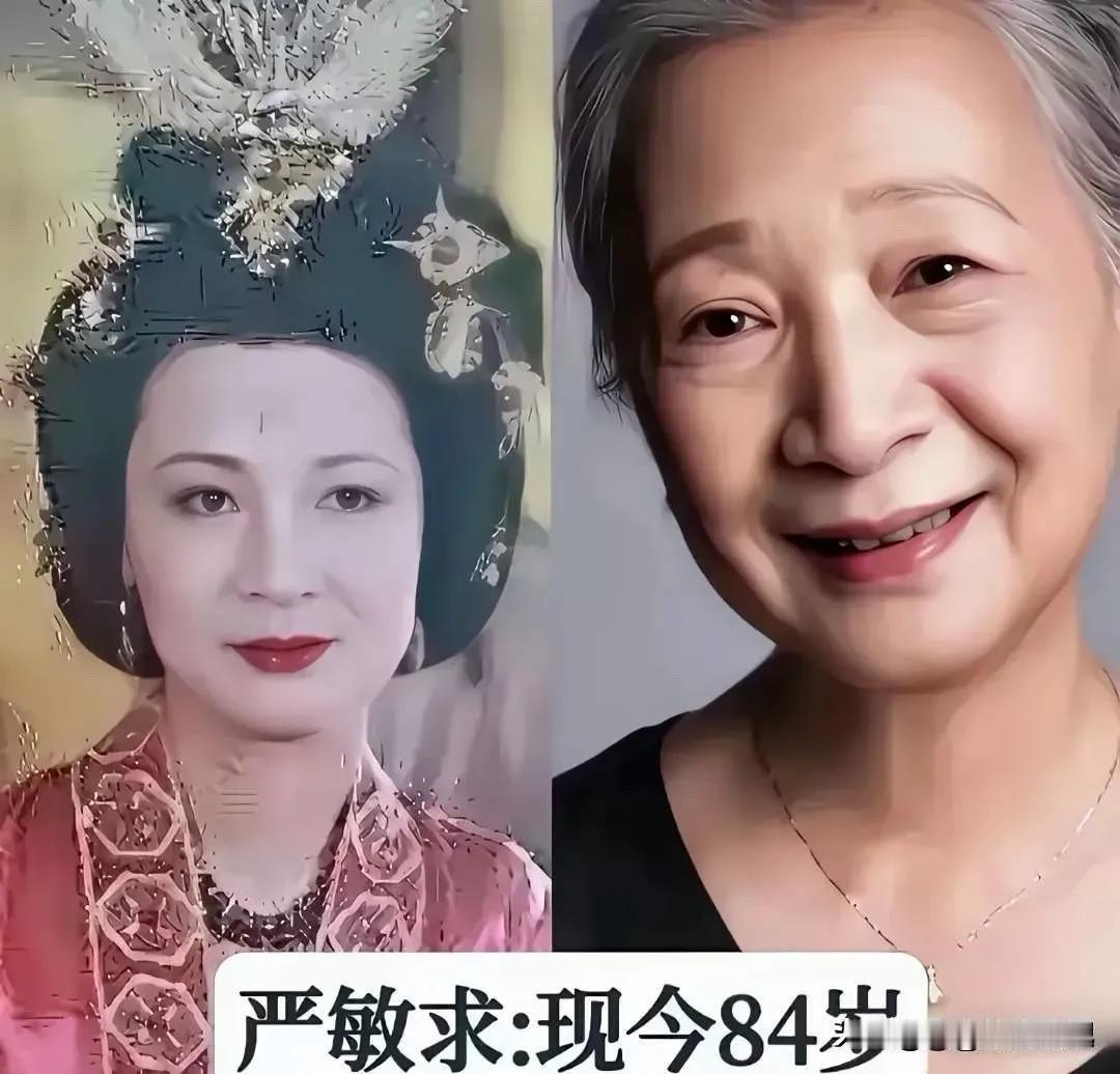 昔日琼瑶女神、央视名嘴、少林牧羊女，如今都老了，看完对比照一声叹息

先说说严敏