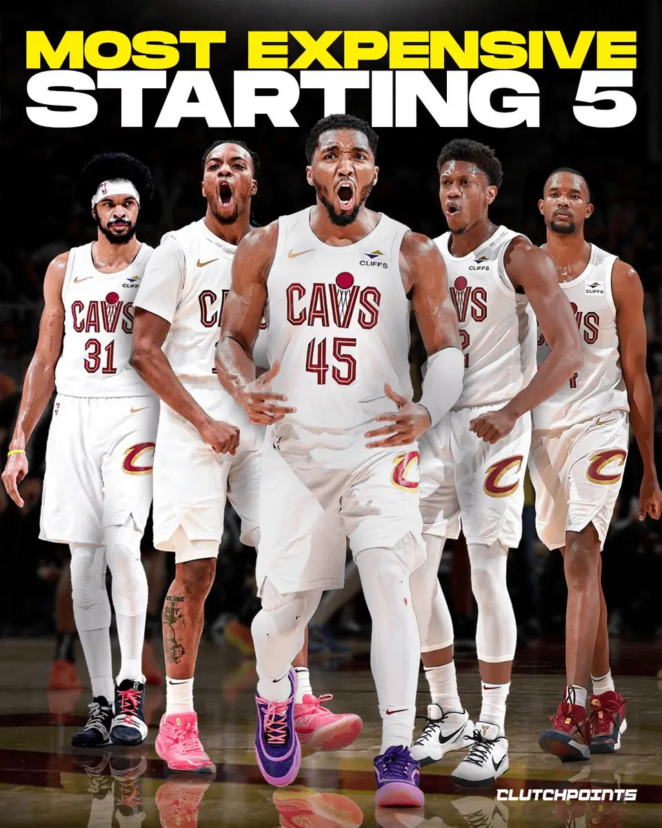 骑士米切尔nba 全员健康的骑士拥有全联盟最贵的首发五虎[酷]克利夫兰骑士正全力