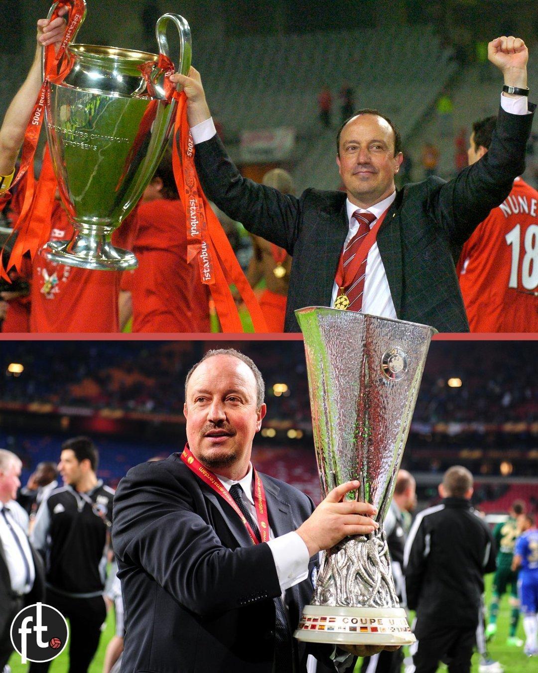 贝尼特斯66岁生日快乐，他这一代最优秀的主教练之一：🏆 西甲联赛冠军🏆 联盟