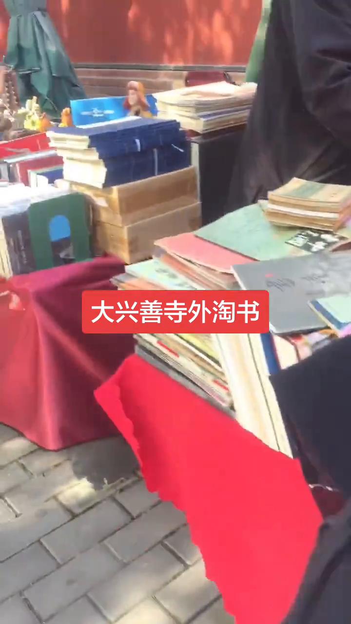 大兴善寺外淘书。