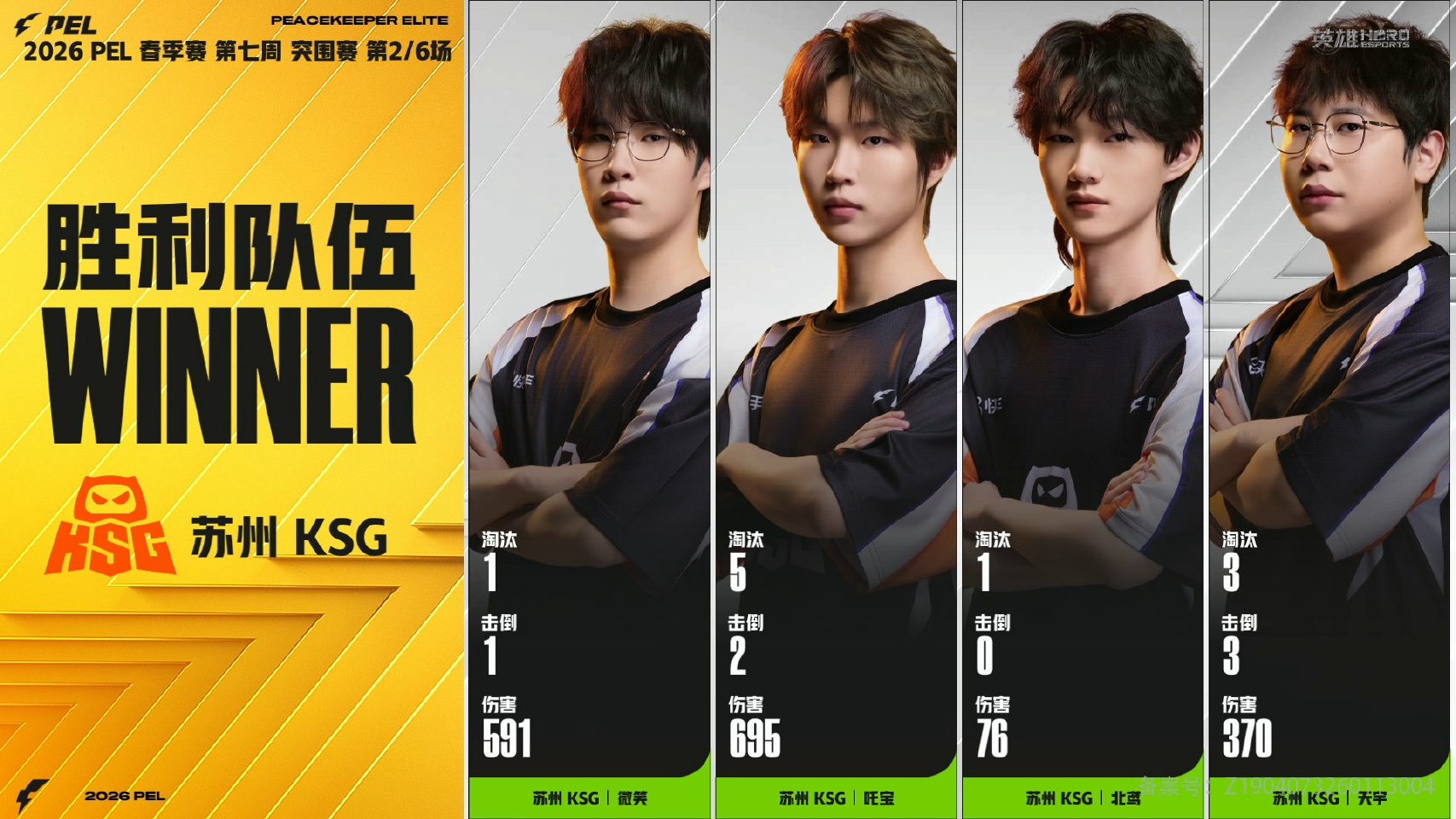 PEL春季赛第七周突围赛【春季赛常规赛 W7 Day1】第二局获胜队伍：2026