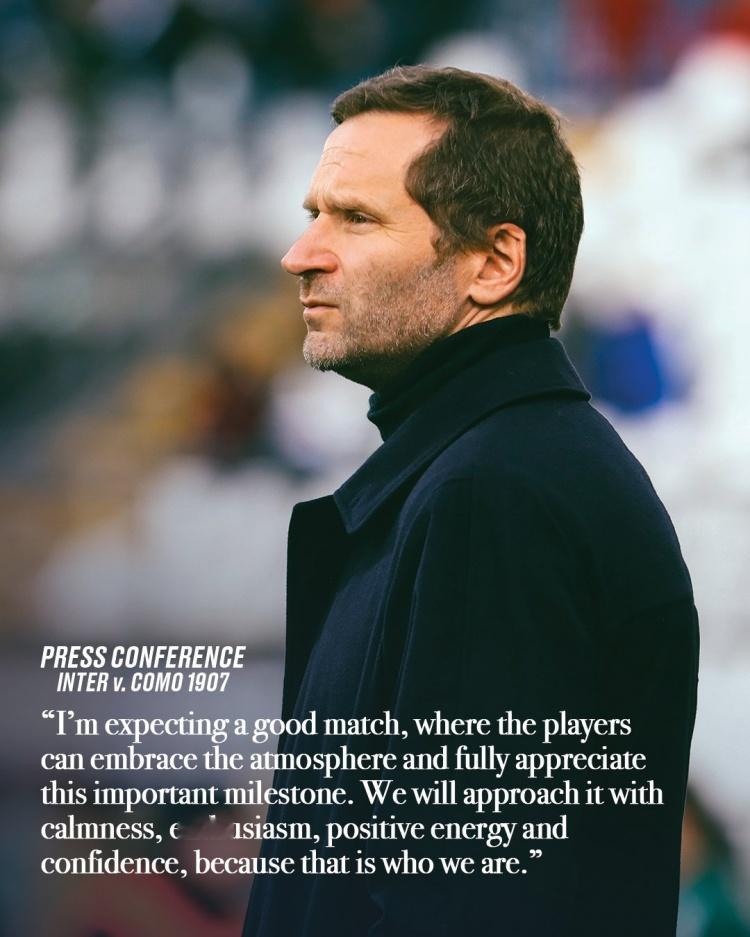 4月21日讯 科莫体育总监卡拉尔贝托·卢迪今天接受采访，谈到接下来球队与国米的意