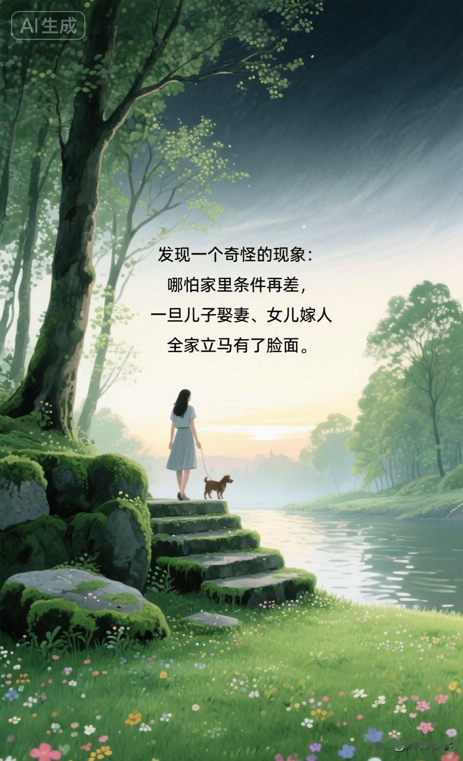 发现一个奇怪的现象：哪怕家里条件再差，一旦儿子娶妻、女儿嫁人，全家立马有了脸面，