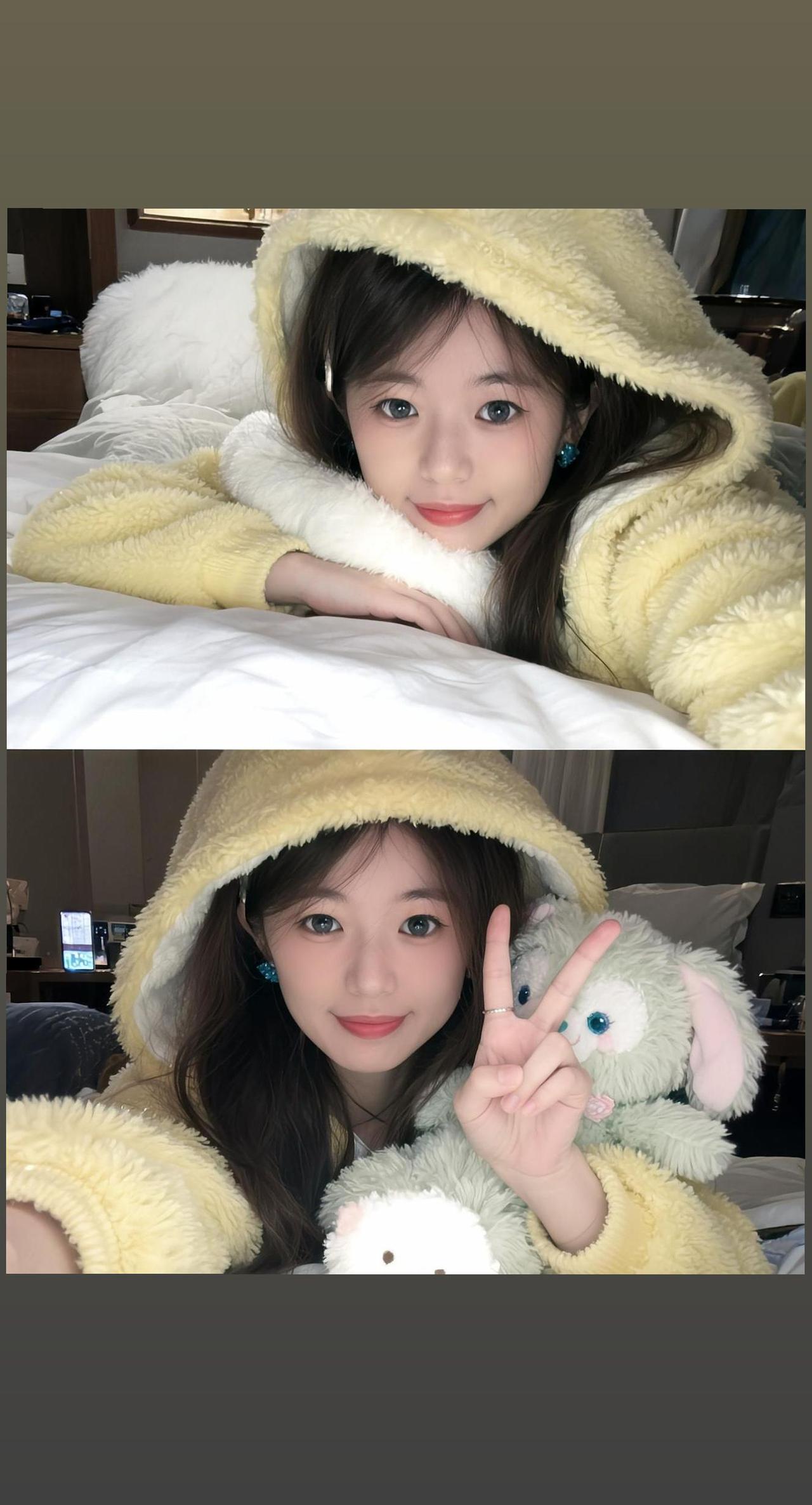 AI萌系睡衣自拍 抖音ai创作