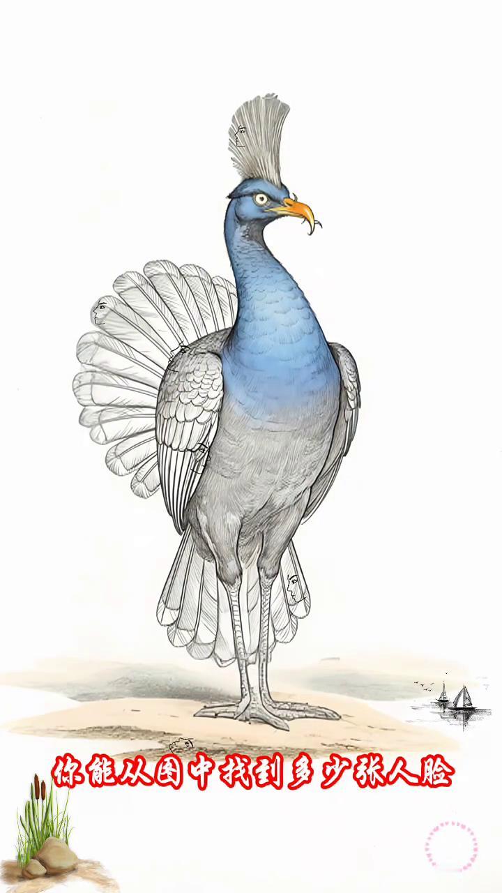 这张图隐藏有人脸，仔细找一找，你能从图中找到多少张人脸？我问过一百个人，都说只能