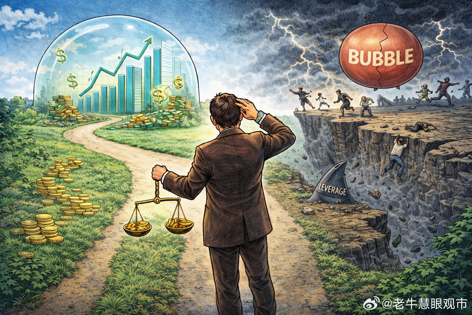 老牛的子夜沉思 真正让投资者反复交学费的，是市场波动，更是人性失控：蒙蒂尔十大原