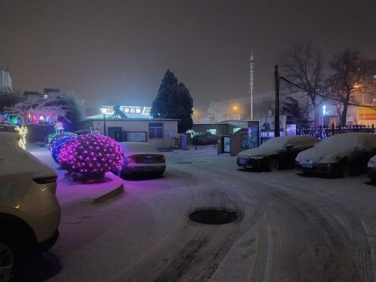 昨天，在新的一年来临之际，大连市区又下了第二场雪。
俗话说瑞雪兆丰年，这两场适时