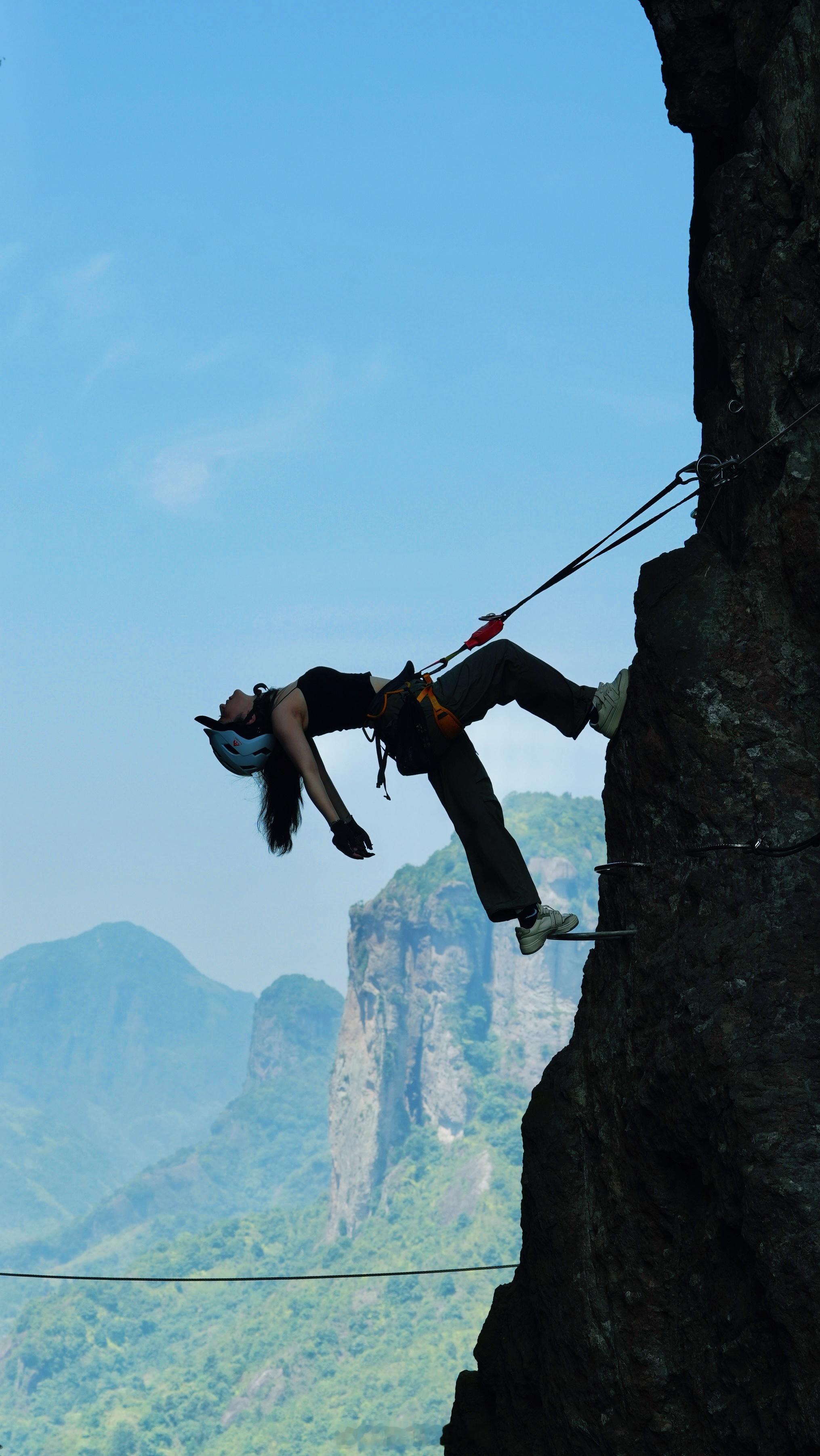 他们说包活的，我就来了飞拉达挑战成功🧗 ​​​