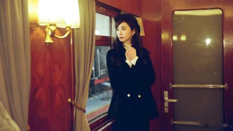 张艺凡我那留洋归来的大小姐张艺凡留洋大小姐 张艺凡这组图的故事感也太强了吧！黑大