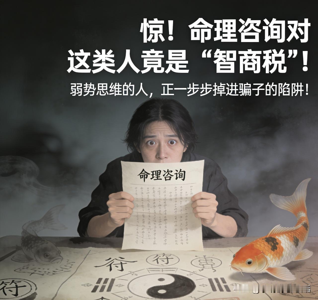 惊！命理咨询对这类人竟是“智商税”！
总幻想靠命理咨询一夜暴富？弱势思维的人，正