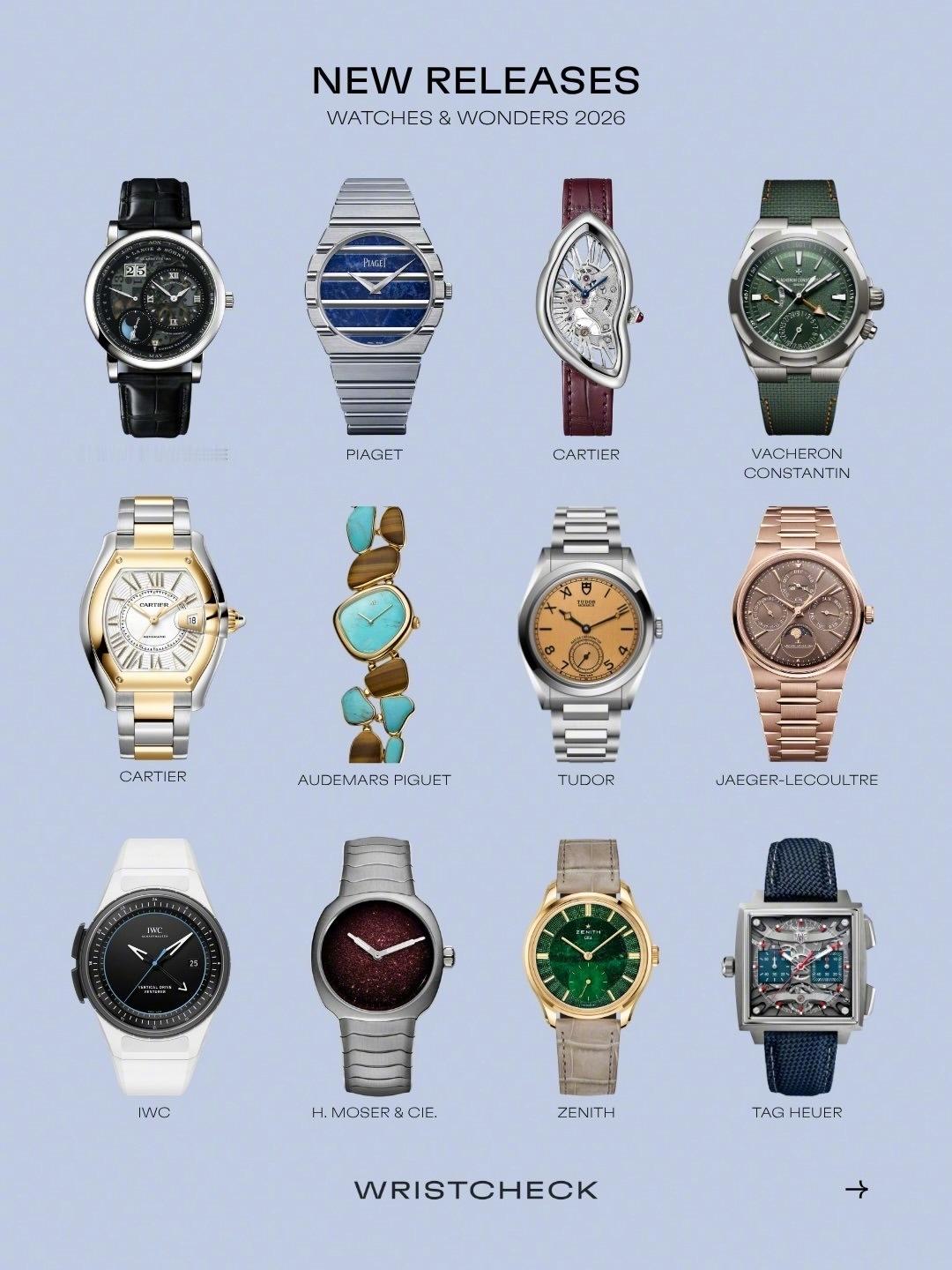 ⌚️2026 年 Watches & Wonders 重磅新品指南：包括 卡地亚