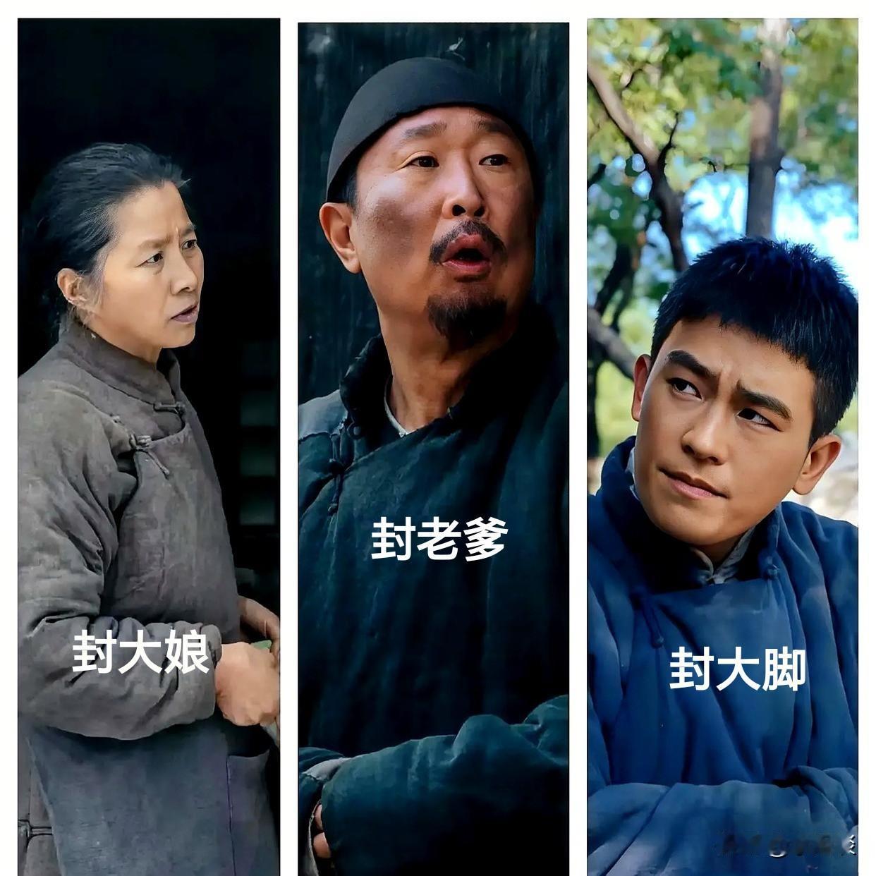 我一直都挺纳闷

为什么封老爹和封大娘就大脚一个儿子

按道理来说，在他们那个年
