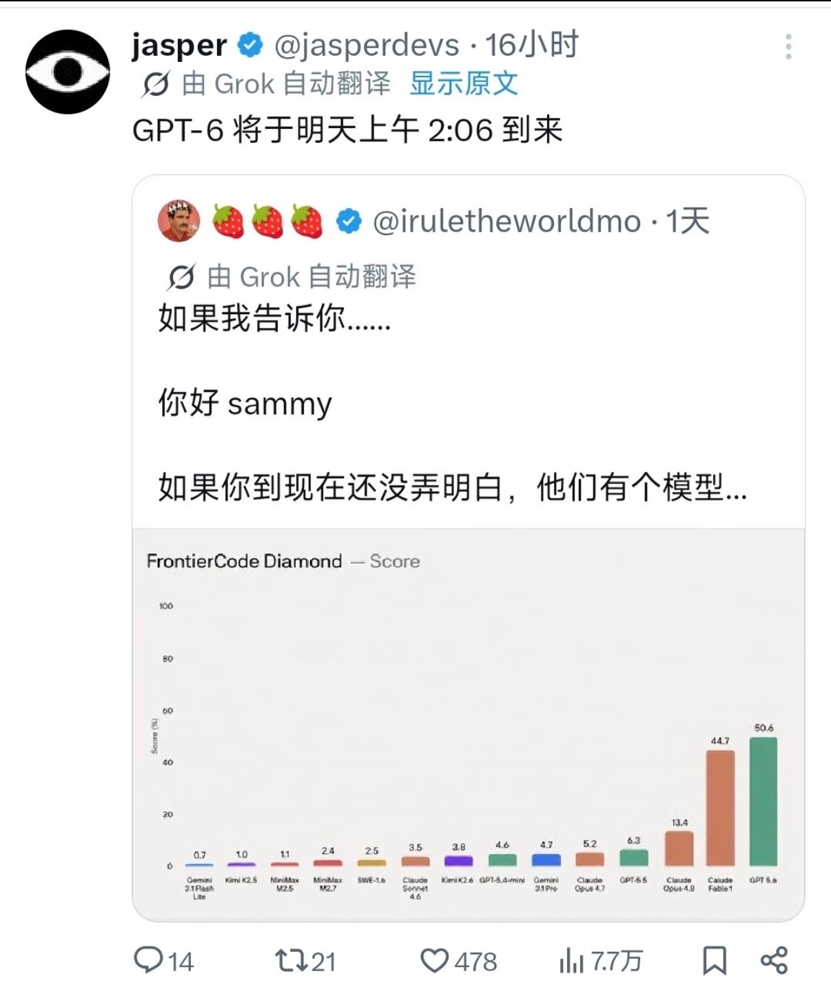 有传闻说Chat GPT6将要在近期发布，真是有人评论说要么是巨大的成功，要么是