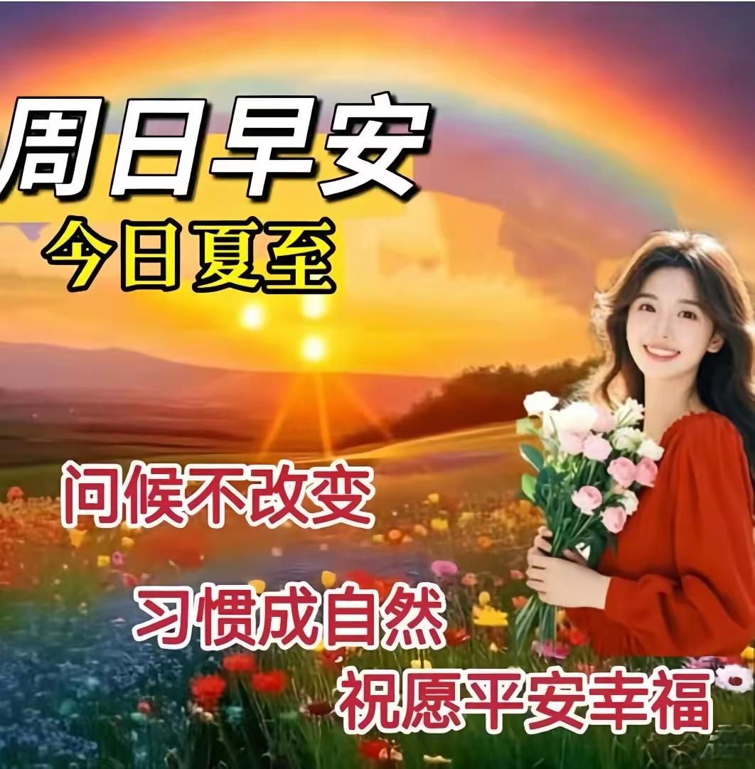 早安朋友们！今天这日子可太有意义了，既是夏至，又是父亲节。夏至一到，天气越来越热