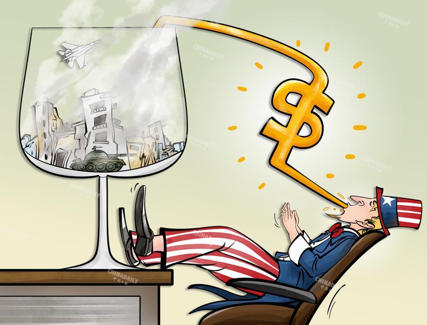 美国佬一直在琢磨怎么发战争财。美以伊开战，我在想，作为中国普通老百姓，是不是也可