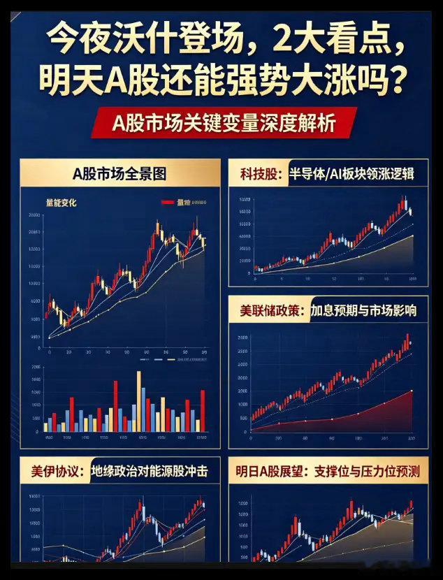 今夜沃什登场,2大看点，明天A股还能强势大涨吗？       下午A股科技股的带