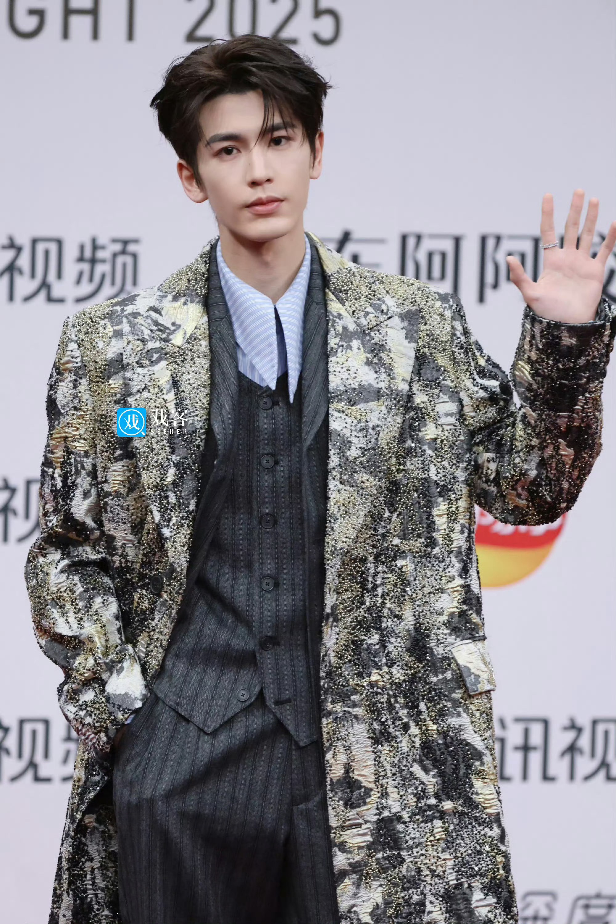 红毯真神张凌赫星光大赏红毯