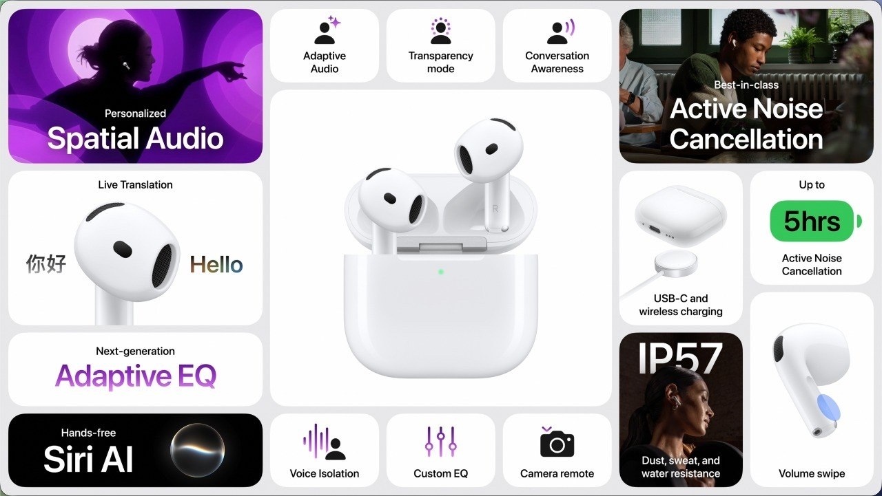 这次发布会最值得买的一款产品，Airpods5，999元起，全系降噪。AirPo