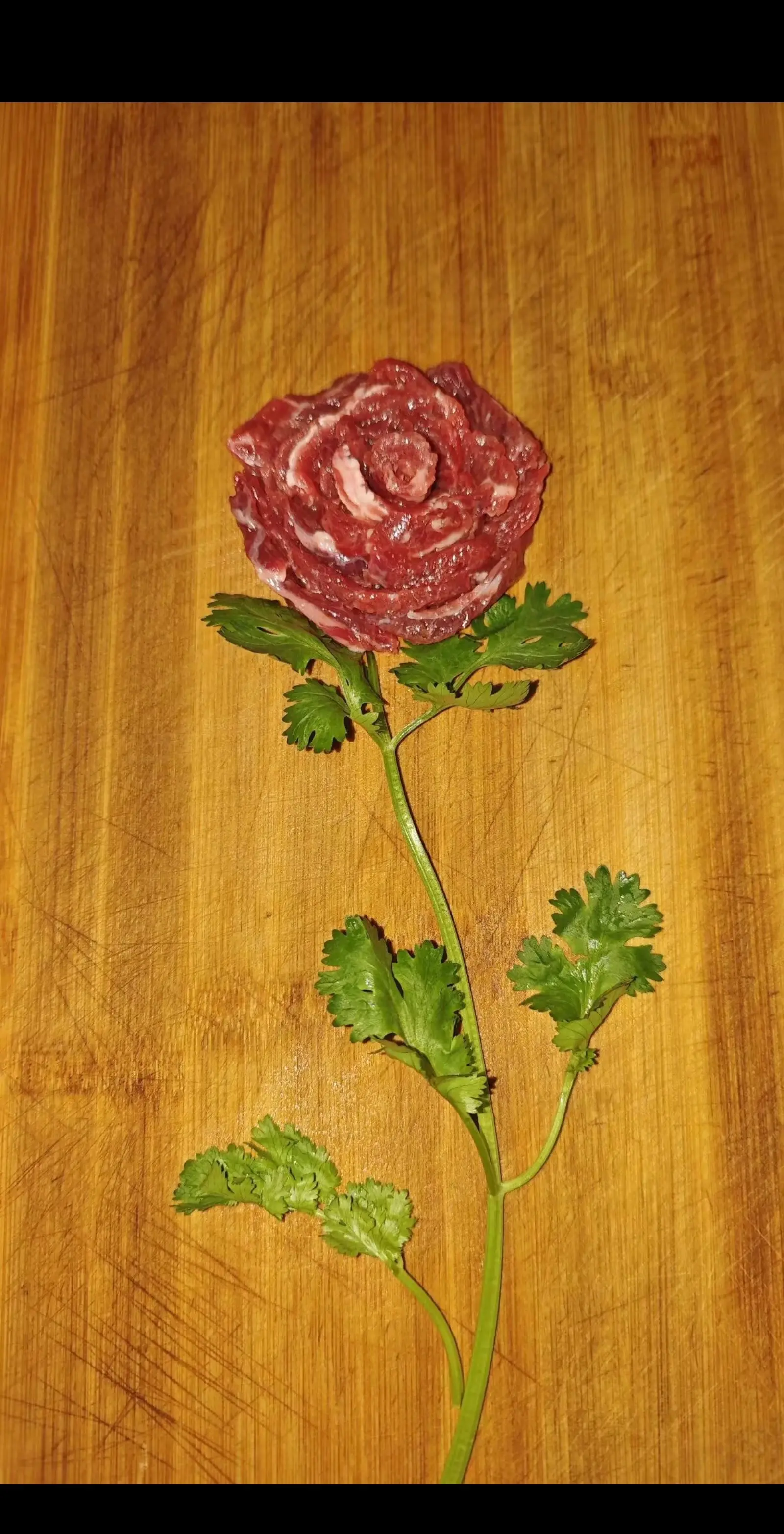 牛肉玫瑰花