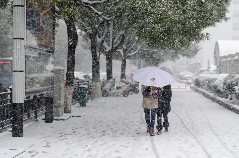 你是否曾经在寒冷的雪天里，看见两个身影缓缓而行？那天，他牵着她的手，步履蹒跚，却