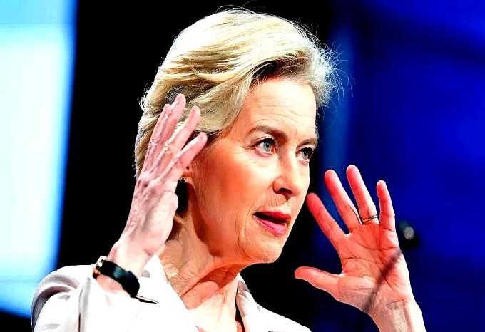 语言攻击很平常，
扎哈罗娃敢硬刚。
冯德莱恩是骗子，
多行不义必灭亡！