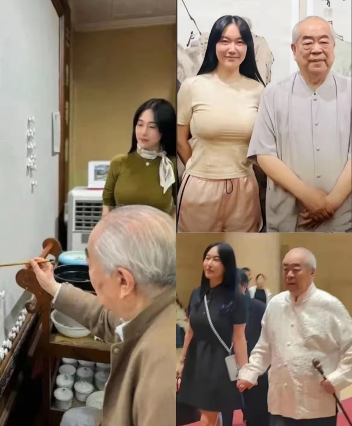 原来前一段时间范晓慧说范曾被徐萌转移，不是转移财产啊人家两口子躲着范晓慧去生孩子