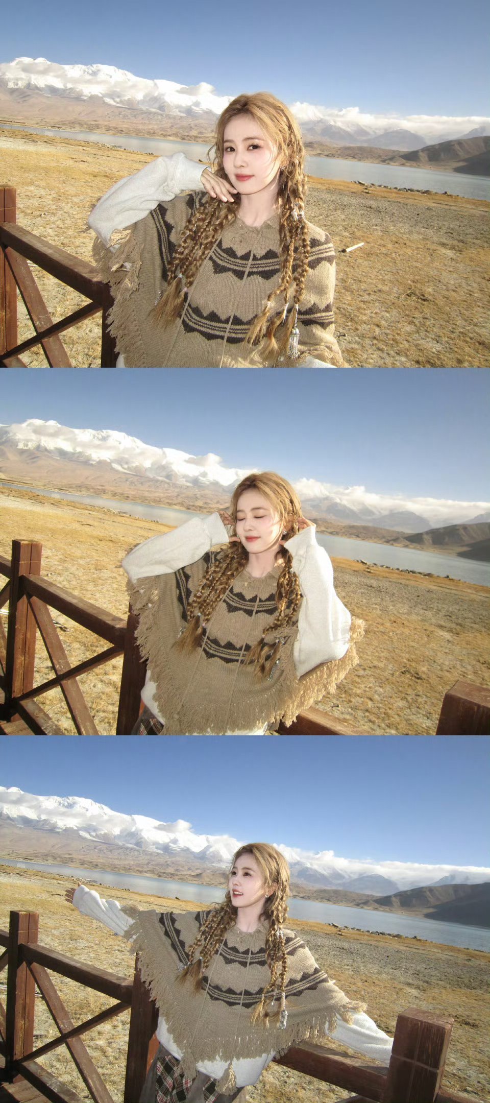 白鹿假期plog来了 好明媚大方的女孩啊！ 