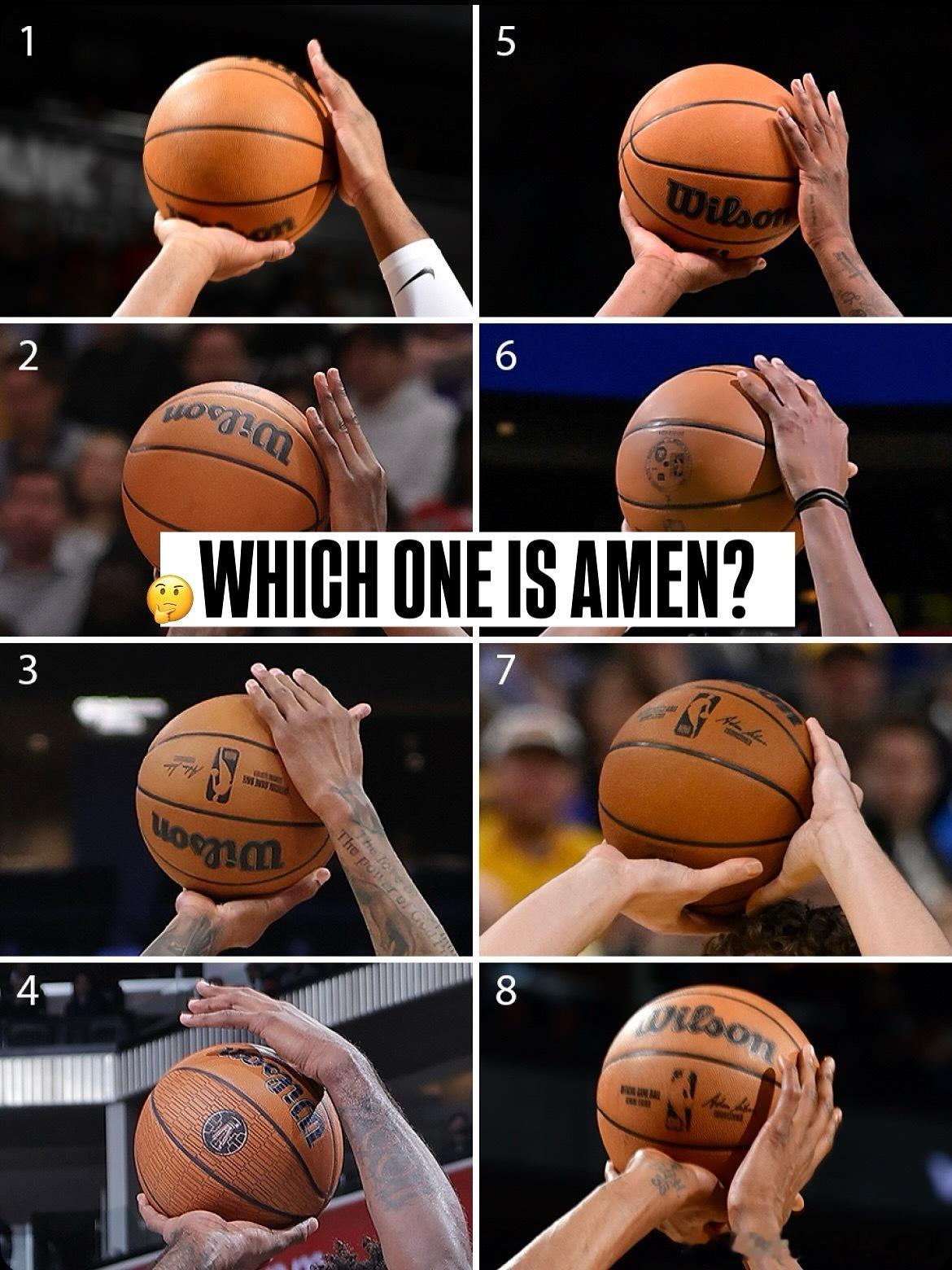NBA[超话]  哪个投篮手型是阿门？休斯顿火箭 ​​​