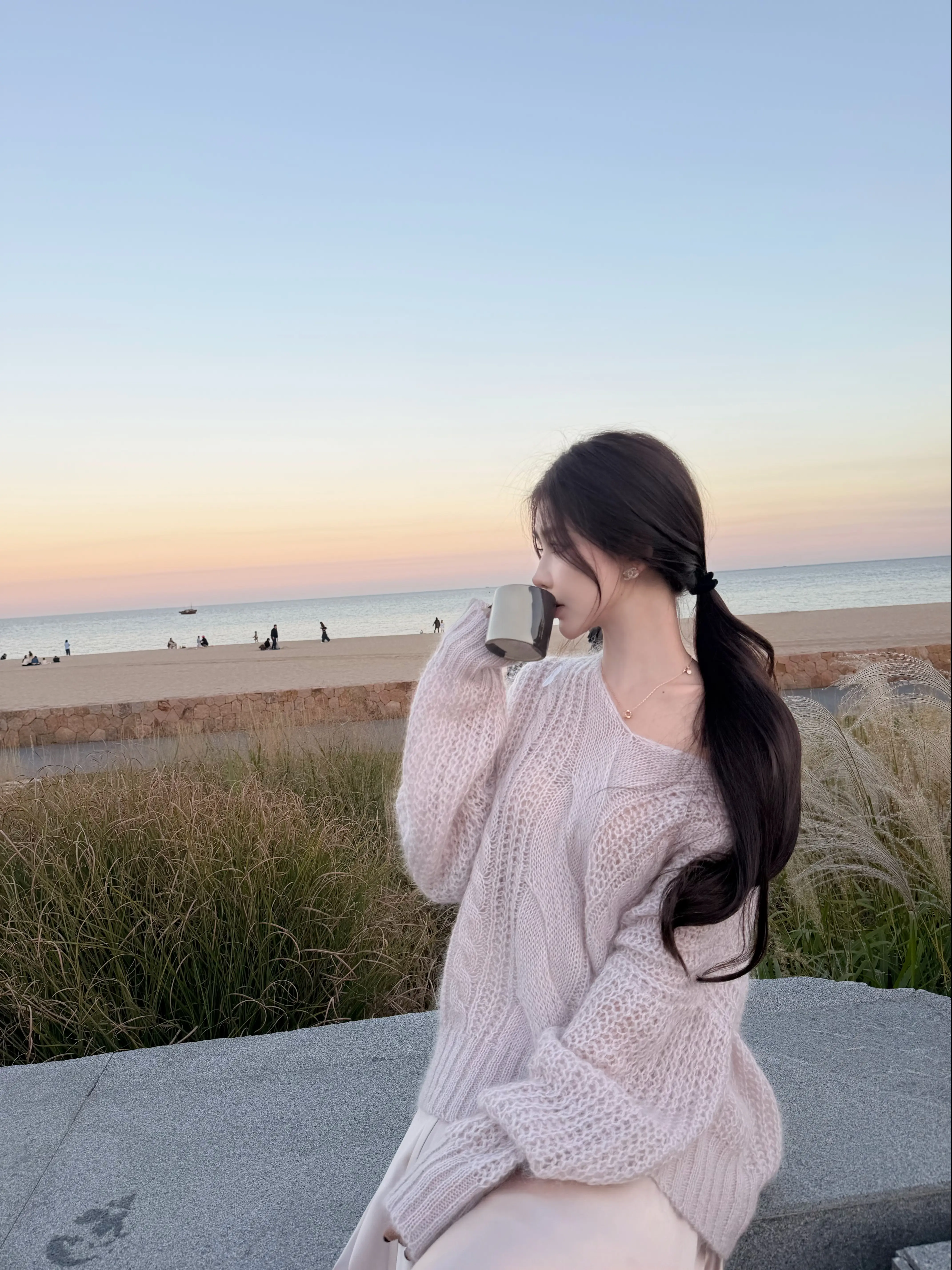 每一次落日都是太陽給天空最後的溫柔。