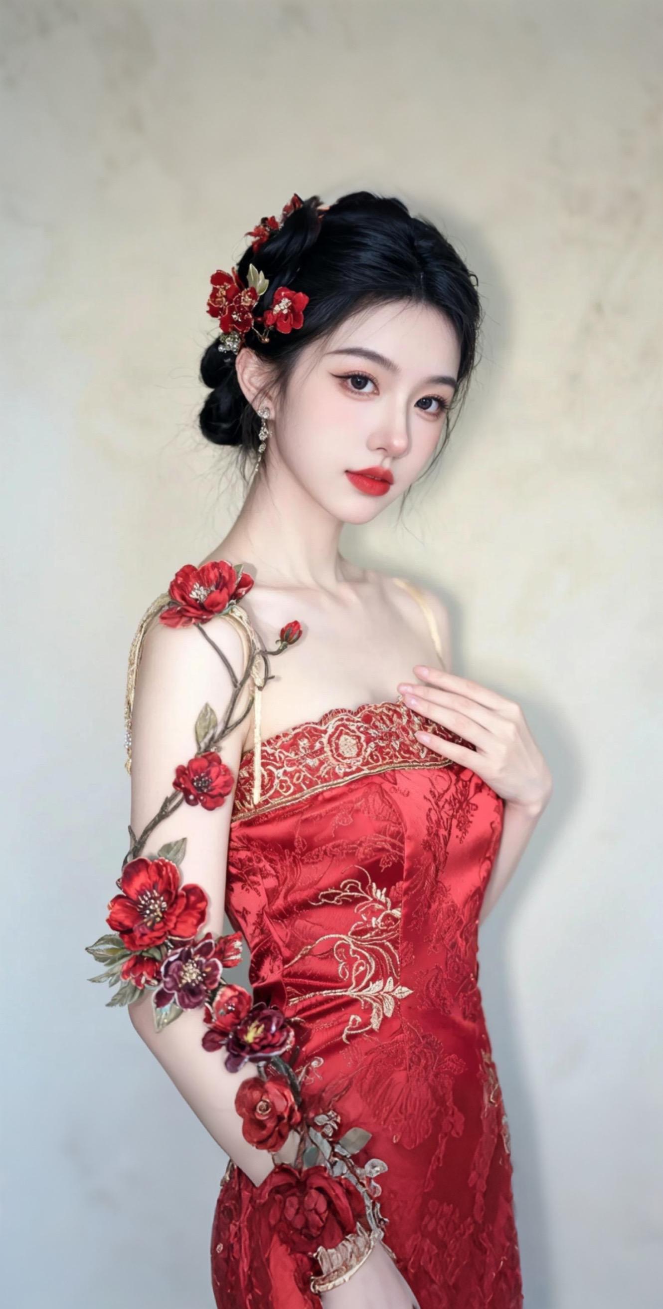 #AI扩图 #中式古典写真   