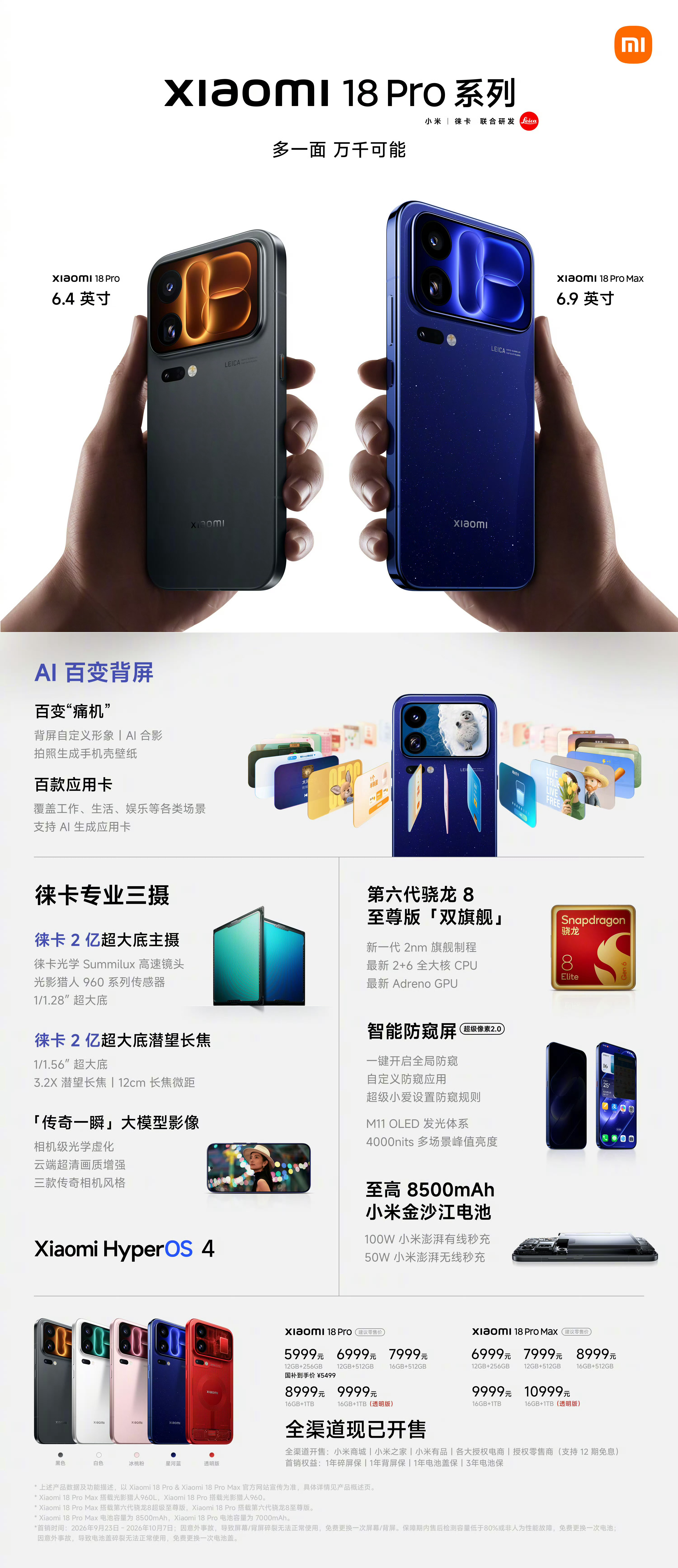 今年各家旗舰机涨价好多，小米18 Pro Max顶配都卖到1万多了[污]手握15