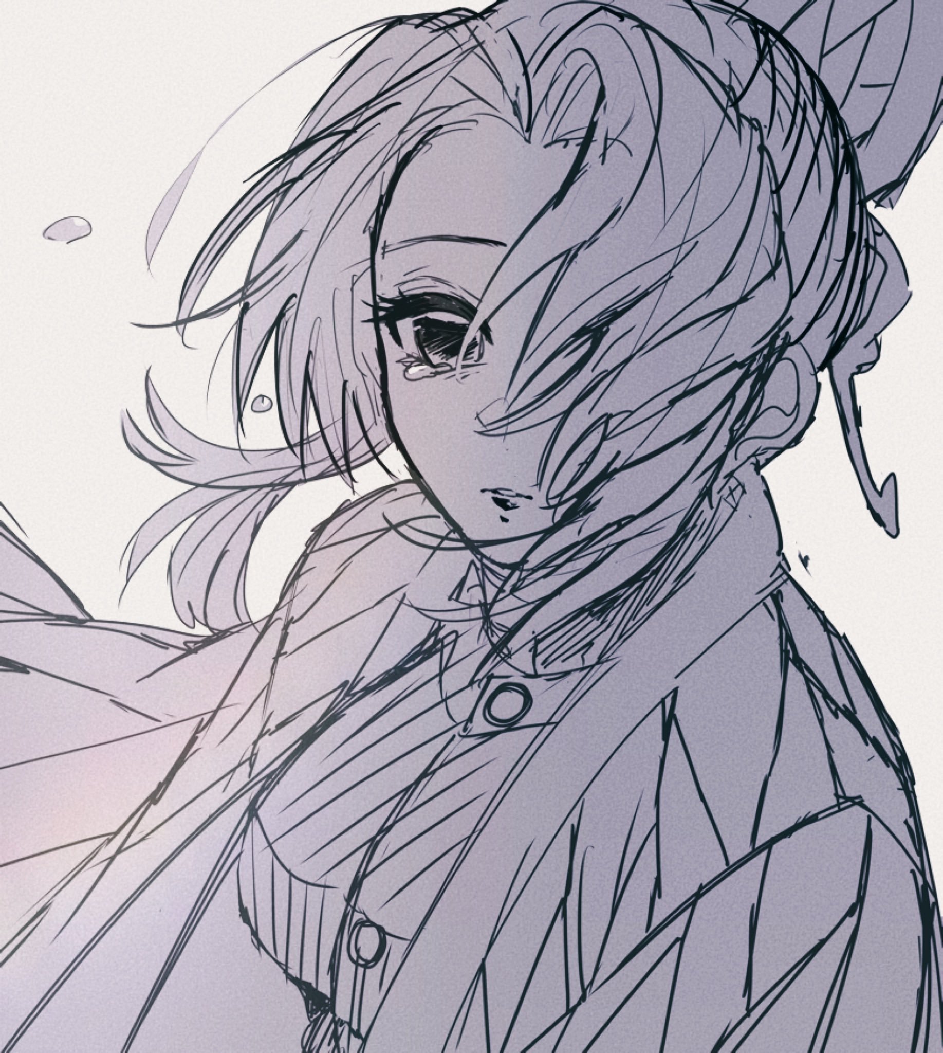鬼灭之刃蝴蝶忍 蝴蝶忍你简直要萌到我.[哇]绘：kuze_0131 ​​​