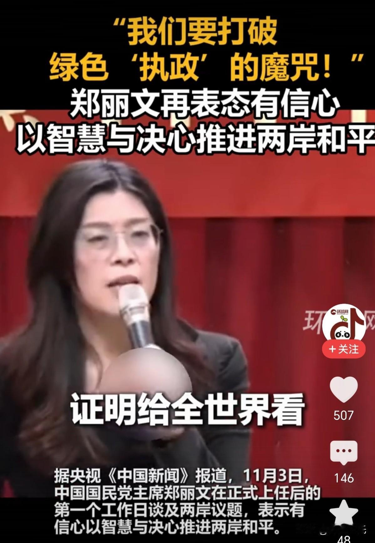 大陆的媒体给了郑丽文太多的曝光，而且对她太多不切实际的幻想，她只是一个国民党的主