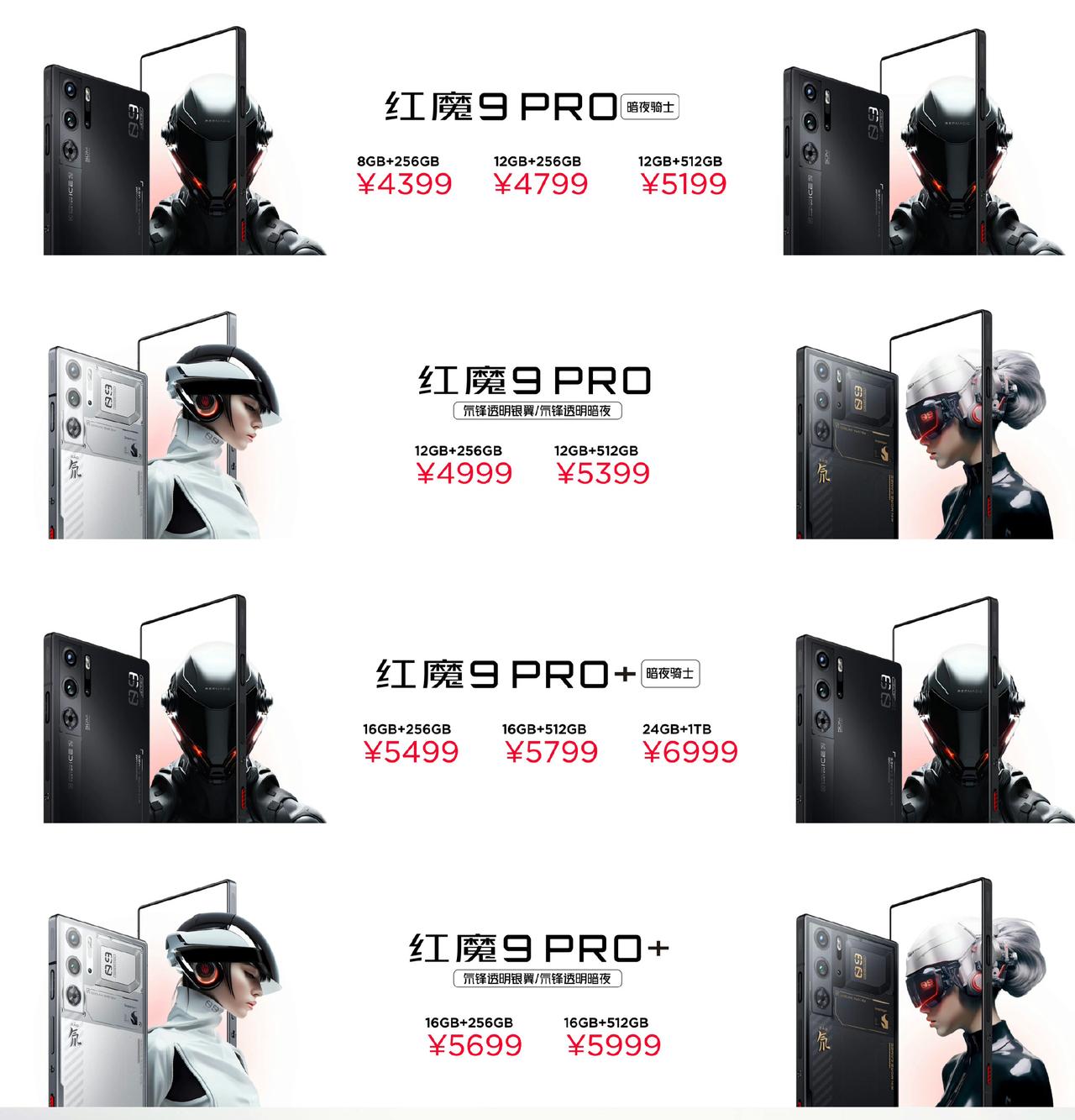 红魔9 Pro系列价格出来了，你们会为梦想买单吗？4399元比小米14贵很多，不