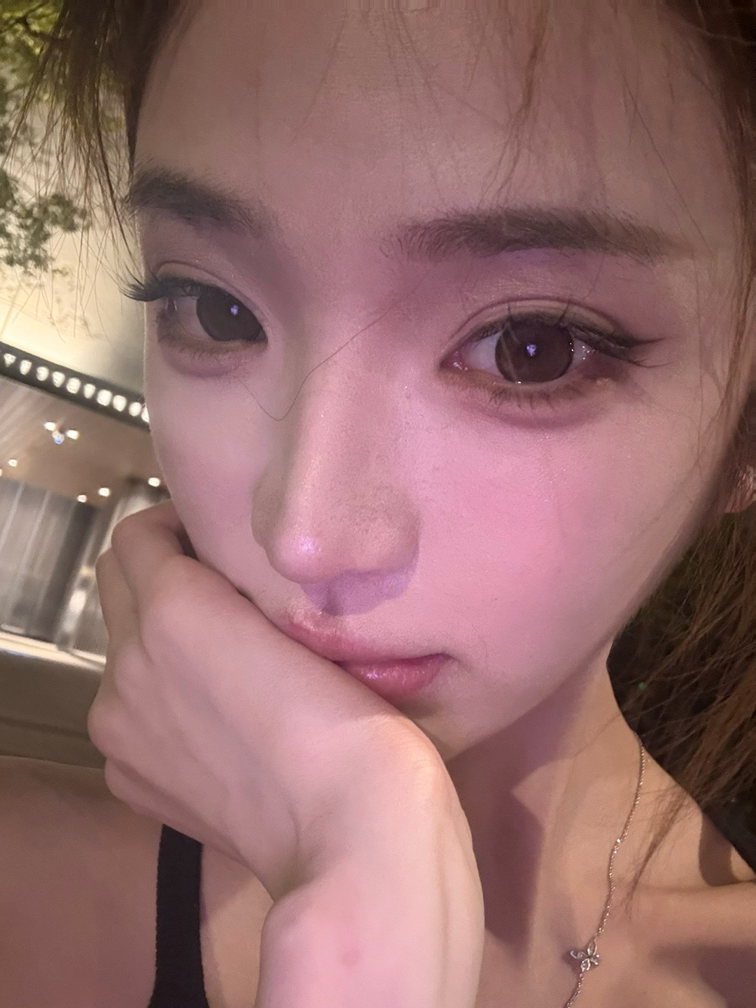 脱妆后 ​​​