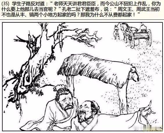 记录者[超话] 《孔老二罪恶的一生》连环画，续，附页：画页35-52。 ​​​