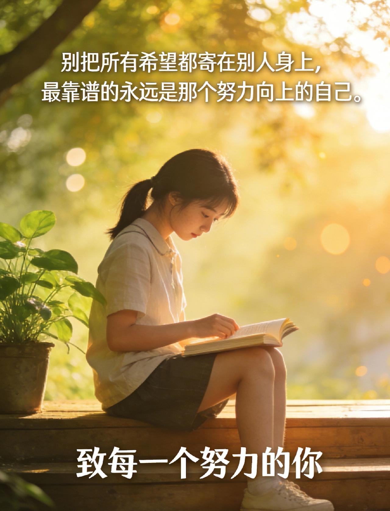 有人撑腰是幸运，自己撑腰是底气，愿你既有可依靠的温柔，也有独当一面的坚强。