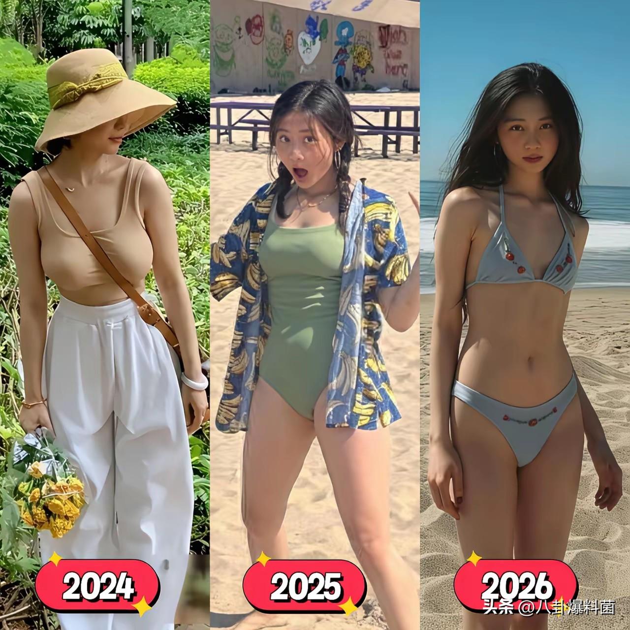 黄多多小小年纪，很懂得用身材来吸引观众的眼球。
2024年“假胸”事件，把年幼的