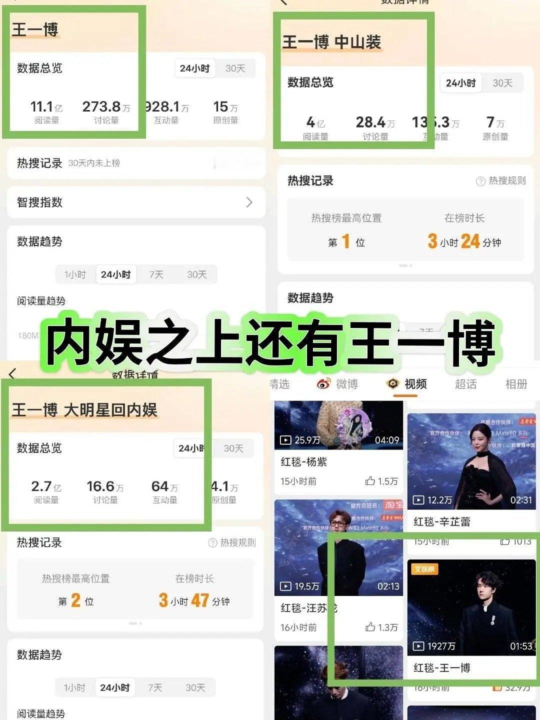 王一博随便一出山就能给内娱一点小小的震撼 其他人半年白干