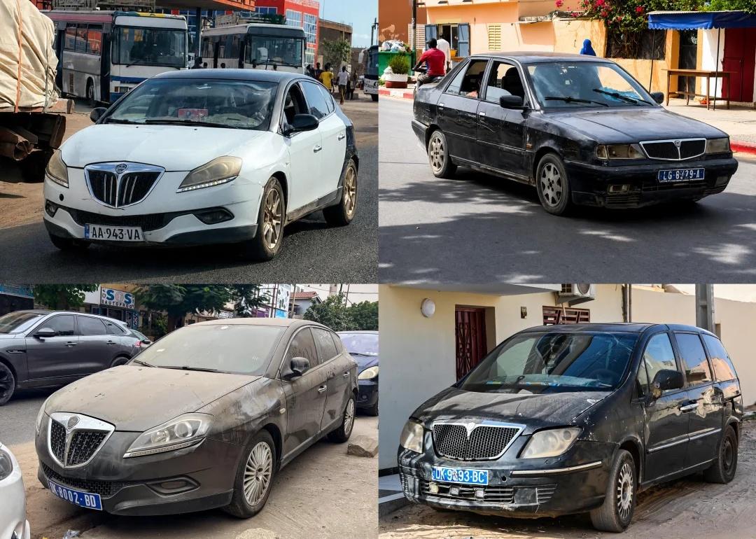 非洲拍车
街头也算不少的蓝旗亚系列
非洲拍车