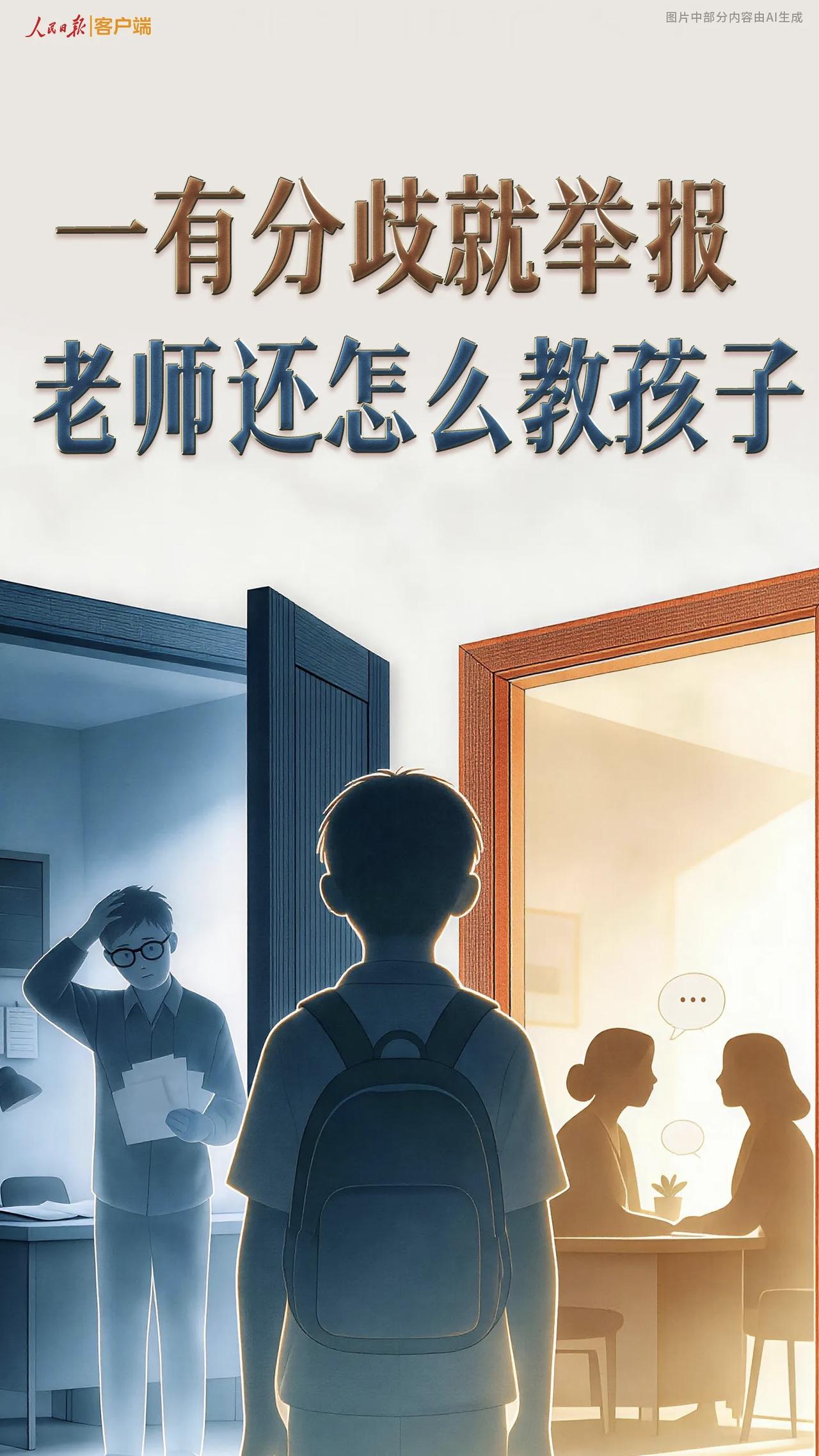 “一有分歧就举报！还怎么教孩子？”
当前困局如何解决？
值得思考的不应只是一两个
