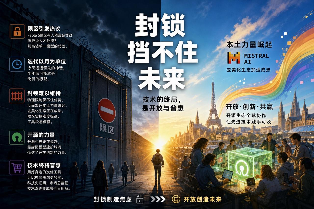 【Fable 5地缘锁国：是技术霸权还是降维虚惊？】
Anthropic的Fab